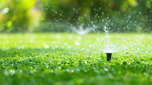 Mantenha o gramado exuberante e verde com facilidade e conveniência