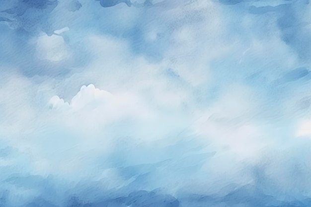 Manuscrito azul céu aquarela abstrato fundo colorido gerar ai