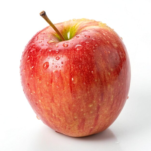 Manzana aislada con fondo blanco