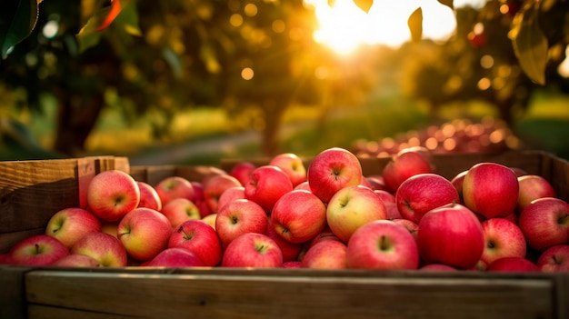 Manzana fresca y sana