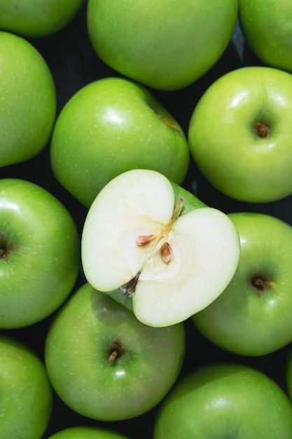 manzana de fruta deliciosa saludable y fresca