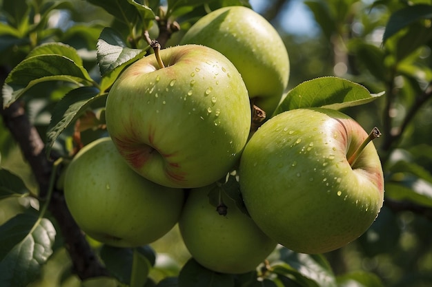 La manzana picante es un sabor de la naturaleza