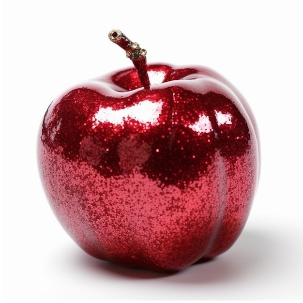 Manzana roja aislada