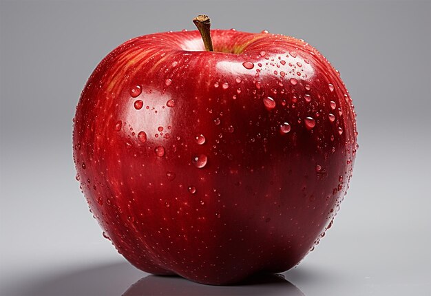 Manzana roja aislada