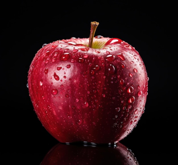 manzana roja aislada