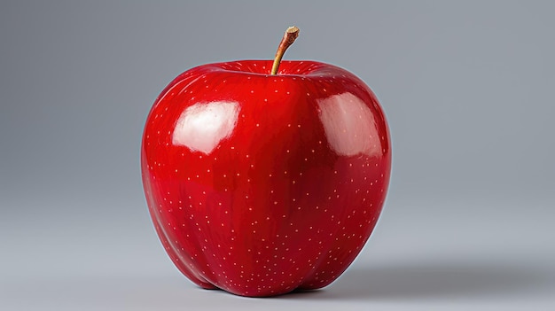 Una manzana roja brillante para conmemorar el regreso a clases