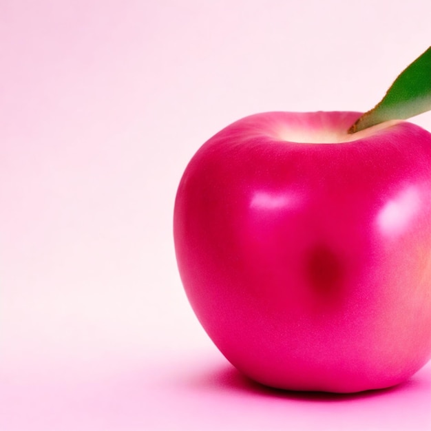 Foto manzana rosa
