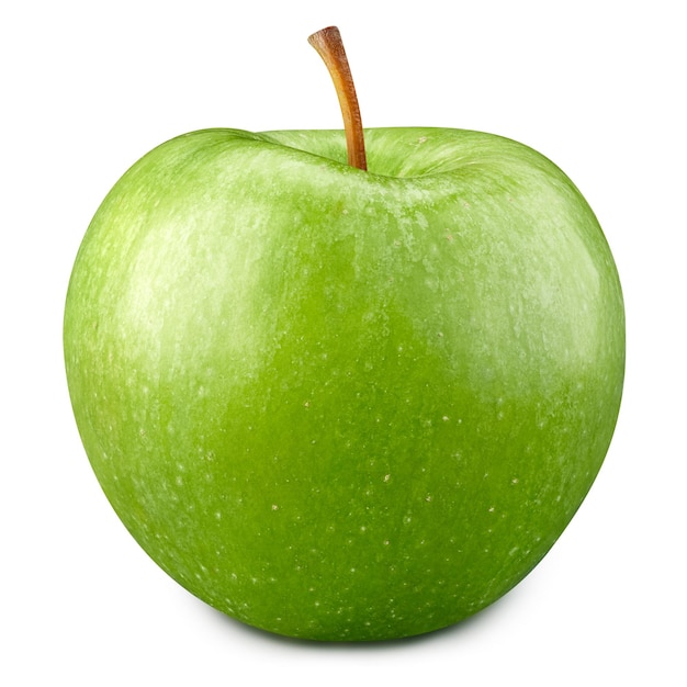 Manzanas aisladas en blanco