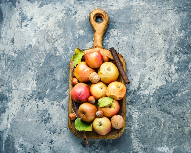 Manzanas al horno de navidad