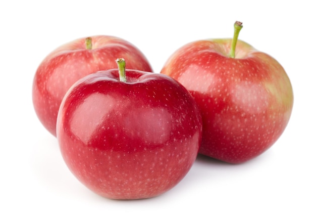 Manzanas rojas maduras