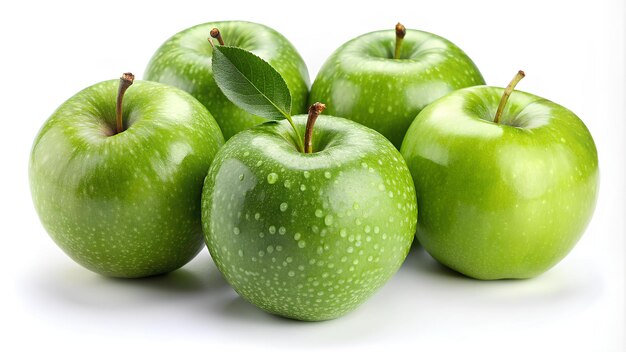 manzanas verdes frescas