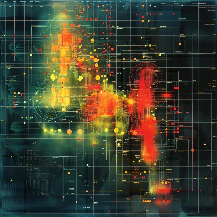 Foto un mapa de calor que muestra dónde los usuarios hacen más clic e interactúan en una página web