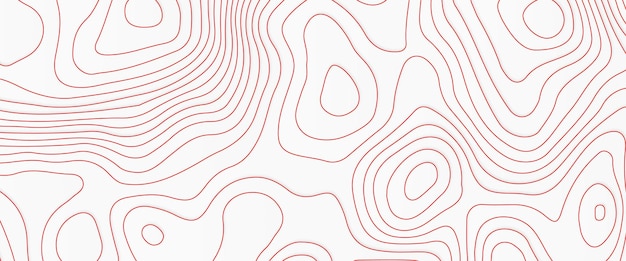 Mapa de contorno de la línea superior Fondo mapa de cuadrícula geográfica