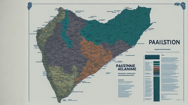 Mapa da Palestina