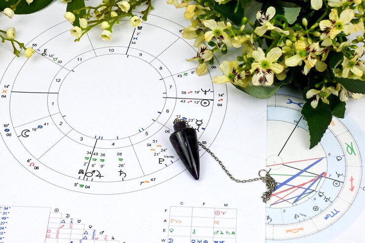 Foto mapa de nascimento de astrologia projeto de astrologia de caso de amor projeto de mapeamento de vida esotérica quando casar