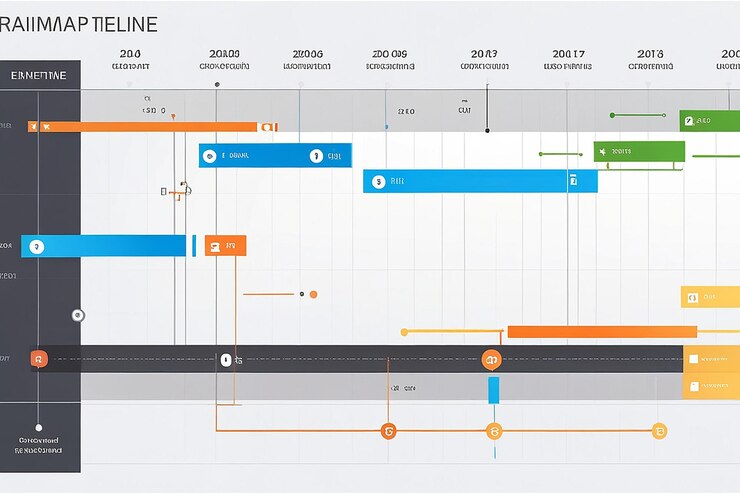 Foto mapa de rota diagrama de linha de tempo templates de diagrama de gantt
