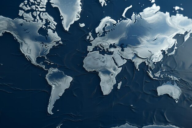 Un mapa detallado del mundo con intrincadas fronteras y co 00011 02