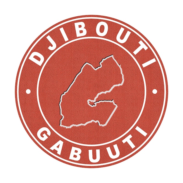 Mapa do caminho de corte de quadra de tênis de Djibouti