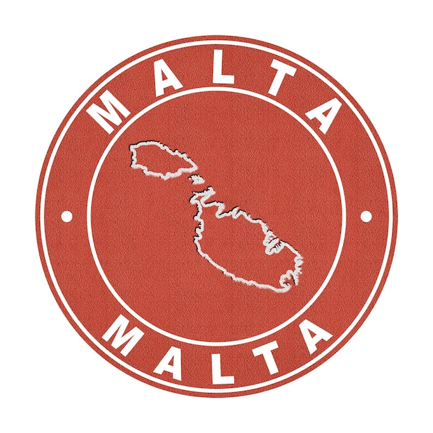 Mapa do caminho de corte de quadra de tênis de Malta