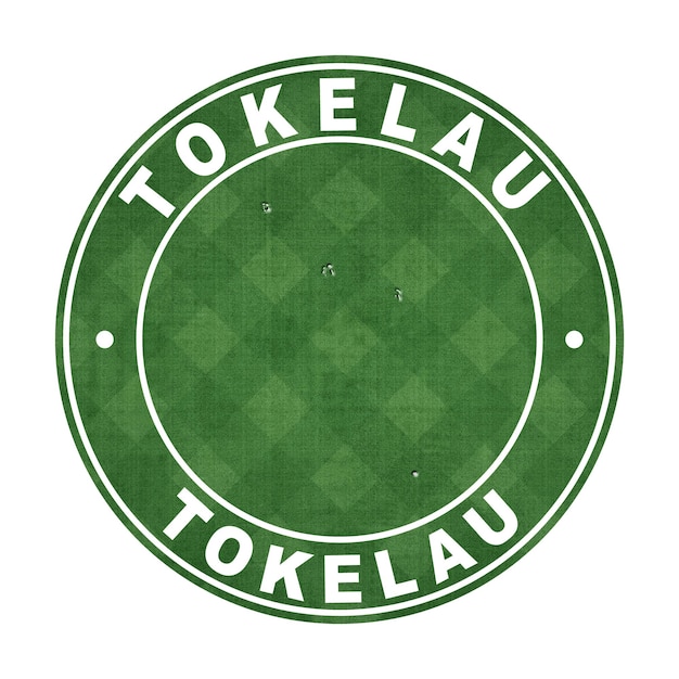 Mapa do caminho de corte do campo de futebol de Tokelau