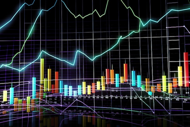 mapa del mercado de valores análisis de transacciones finanzas de inversión mercado de valores gráfico financiero o de divisas gráfico de mercado crisis pérdidas crecimiento ingresos y ganancias ganan la tendencia