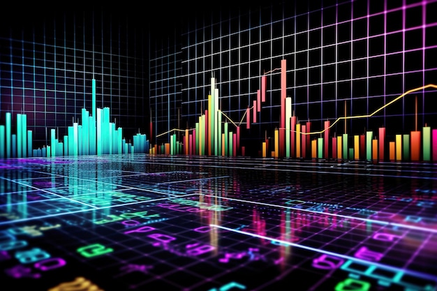 mapa del mercado de valores análisis de transacciones finanzas de inversión mercado de valores gráfico financiero o de divisas gráfico de mercado crisis pérdidas crecimiento ingresos y ganancias ganan la tendencia