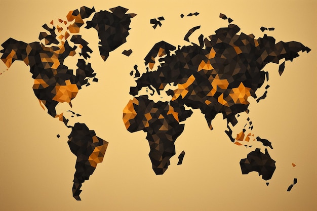 Mapa mundial da logística