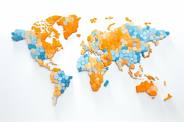 Mapa mundial de la logística