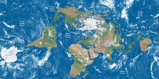 un mapa del mundo con la palabra u s en él
