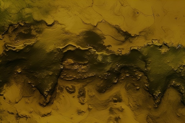 Foto un mapa del mundo que es amarillo y verde.