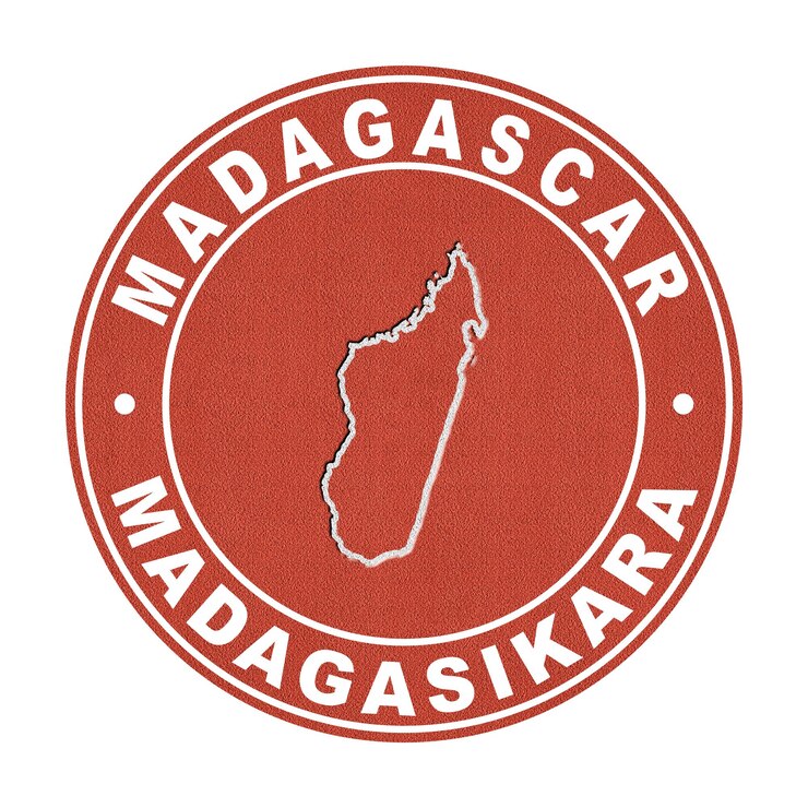 Foto mapa de las pistas de corte de las canchas de tenis de madagascar