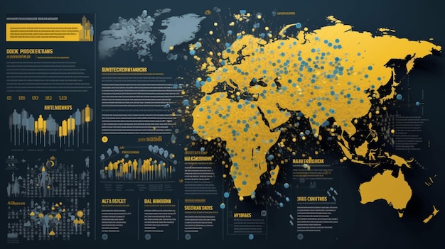 Mapa de la población mundial
