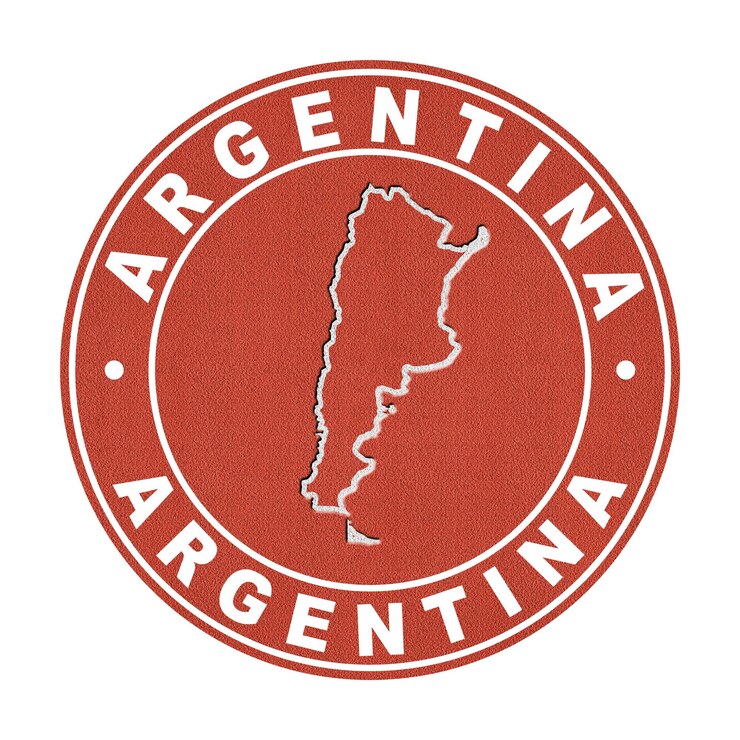 Foto mapa de la ruta de corte de la cancha de tenis de argentina