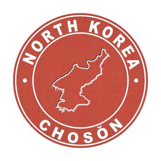 Mapa de la ruta de corte de la cancha de tenis de Corea del Norte