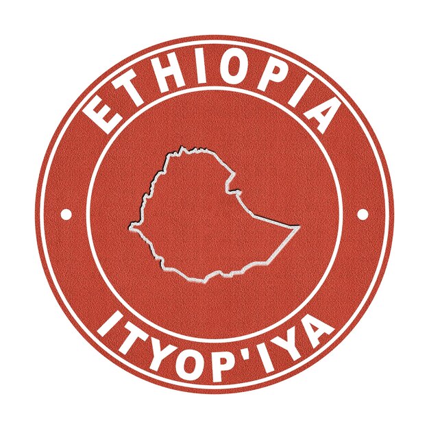 Mapa de la ruta de corte de las canchas de tenis de Etiopía