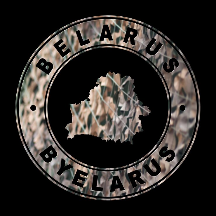 Foto mapa del sello militar de bielorrusia