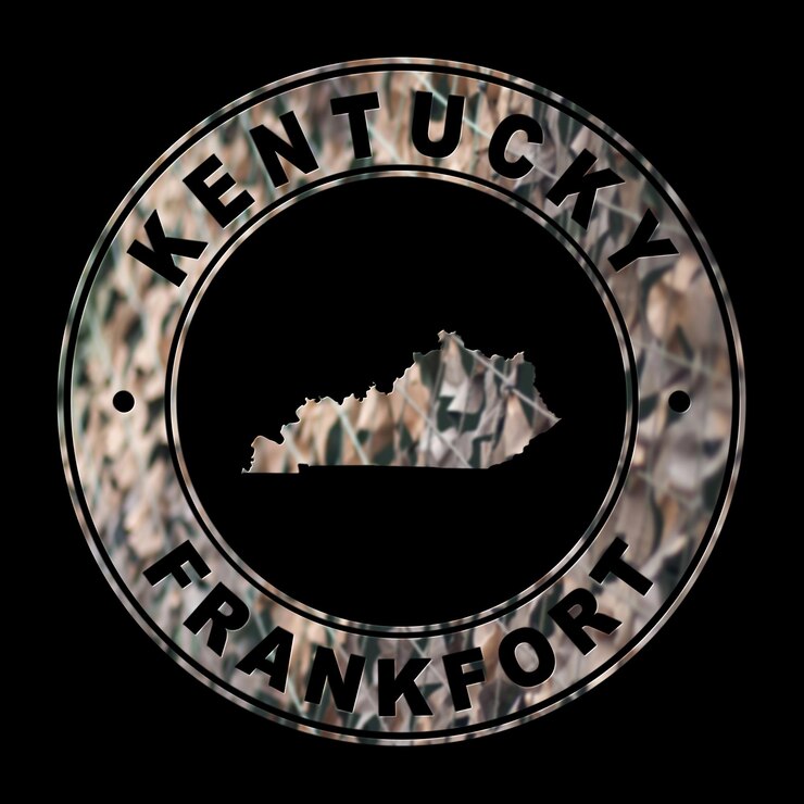 Foto mapa del sello militar de kentucky