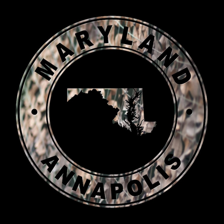 Foto mapa del sello militar de maryland