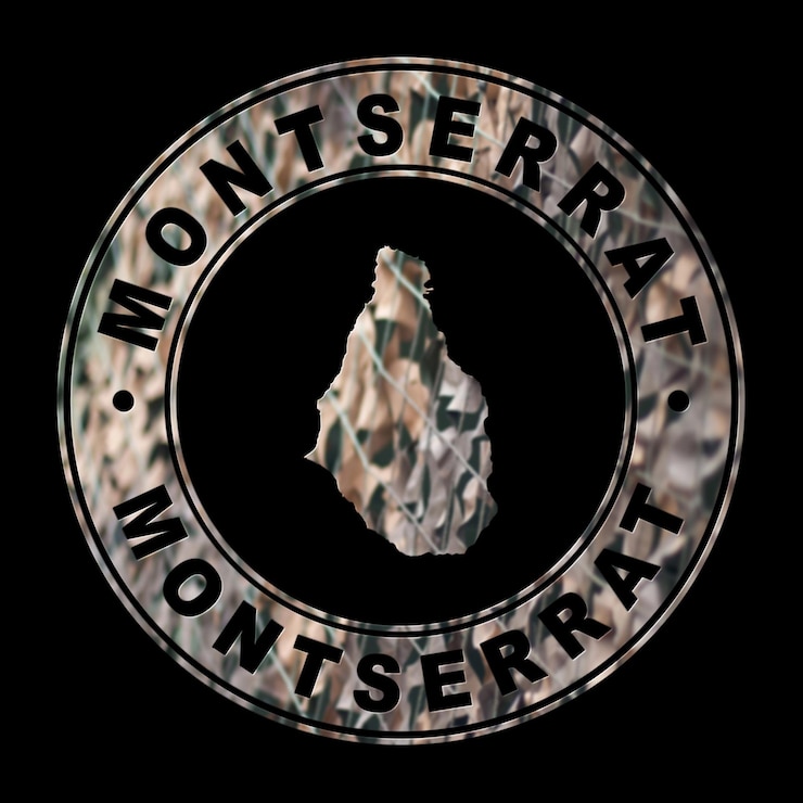 Foto mapa del sello militar de montserrat