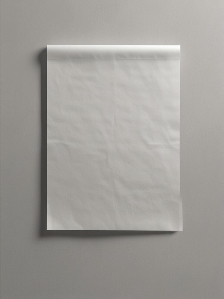 Maqueta blanca A4 Imagen de alta calidad