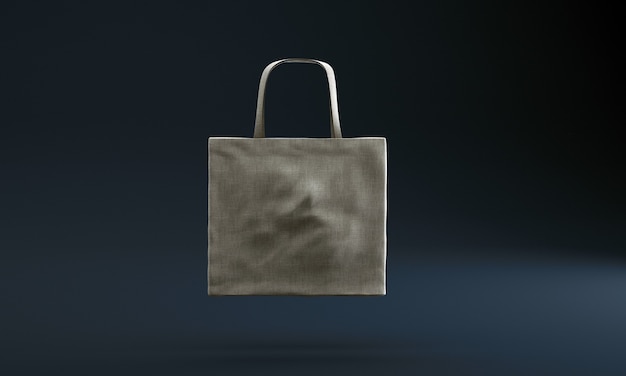 Maqueta de bolso de lona