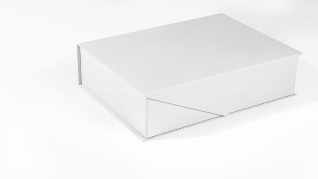 Maqueta de caja blanca en volumen para el diseño