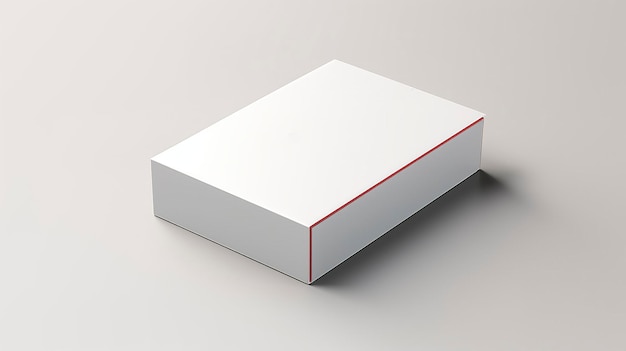 Maqueta de caja de producto electrónico elegante