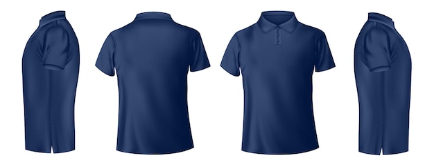 Maqueta de camisa polo