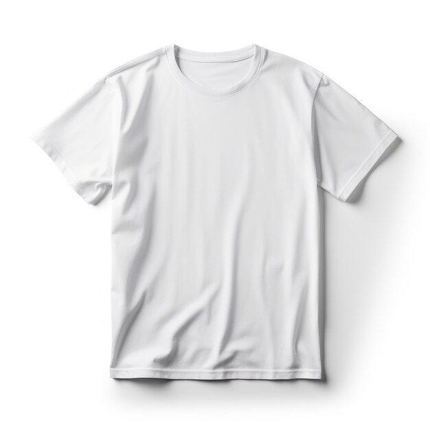 Maqueta de camiseta blanca aislada