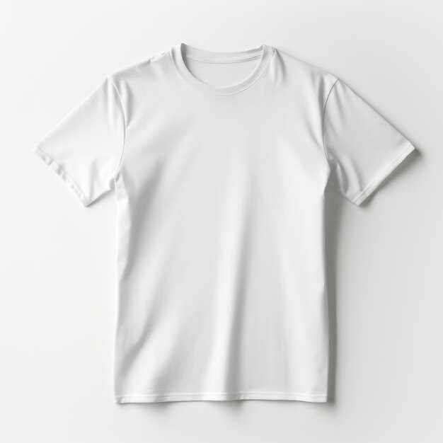 Maqueta de camiseta blanca aislada