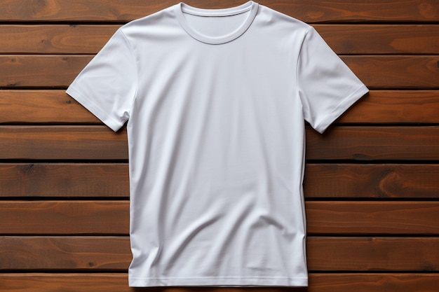 Maqueta de camiseta blanca camiseta masculina con manga corta vista frontal posterior maqueta realista en 3d