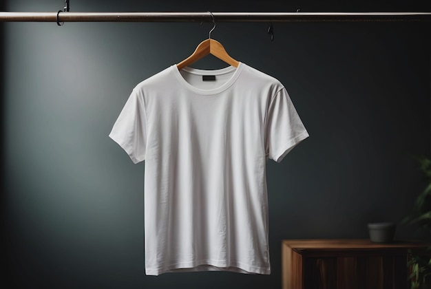 Maqueta de camiseta blanca