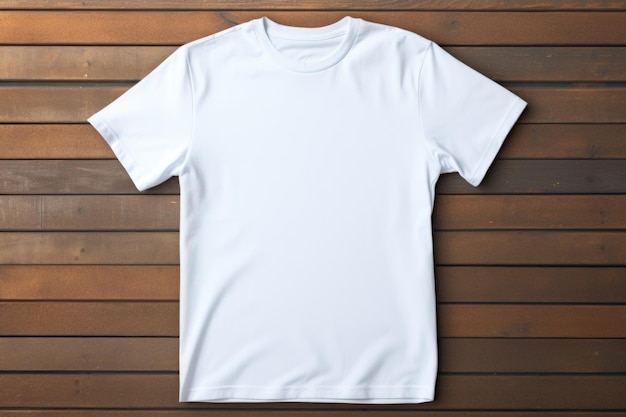 Maqueta de una camiseta blanca