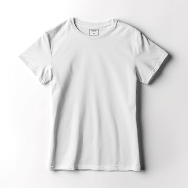 maqueta de una camiseta blanca